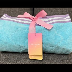 Stoney Clover Lane Blue with Purple & White Trim NWT